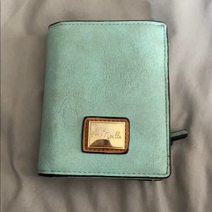blue wallet